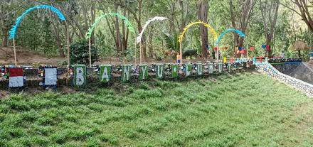 GIAT SENAM BERSAMA MUSPIKA TUGU DI EMBUNG BANYU LUMUT