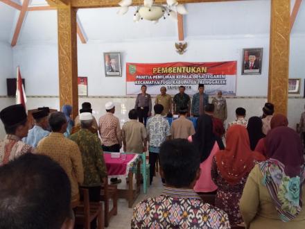 Pembentukan Panitia Pemilihan Kepala Desa Tegaren