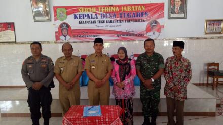 Serah Terima Jabatan Kades Tegaren